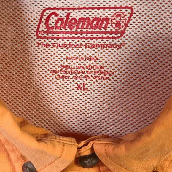 Coleman Orange Casual Button Down Shirt - Picture 6 of 11
